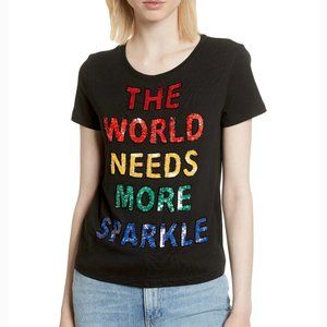 Alice + Olivia Rylyn 'The World Needs More Sparkle' Tee